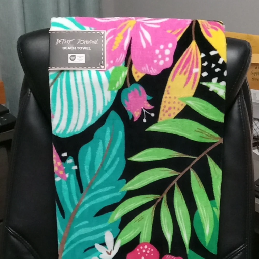 Betsey Johnson Beach Towel NWT